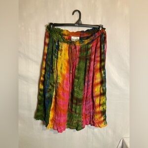 Karen & Co Tie Dye Skirt Size Medium